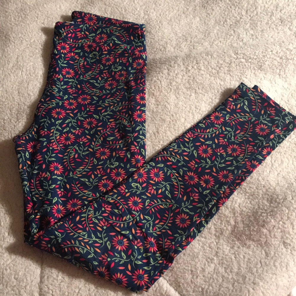 Flower leggings.